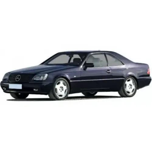 Autokoberce EVA pro Mercedes-Benz W140 (C140) S-Class 1991-1998 3 Gen Coupe